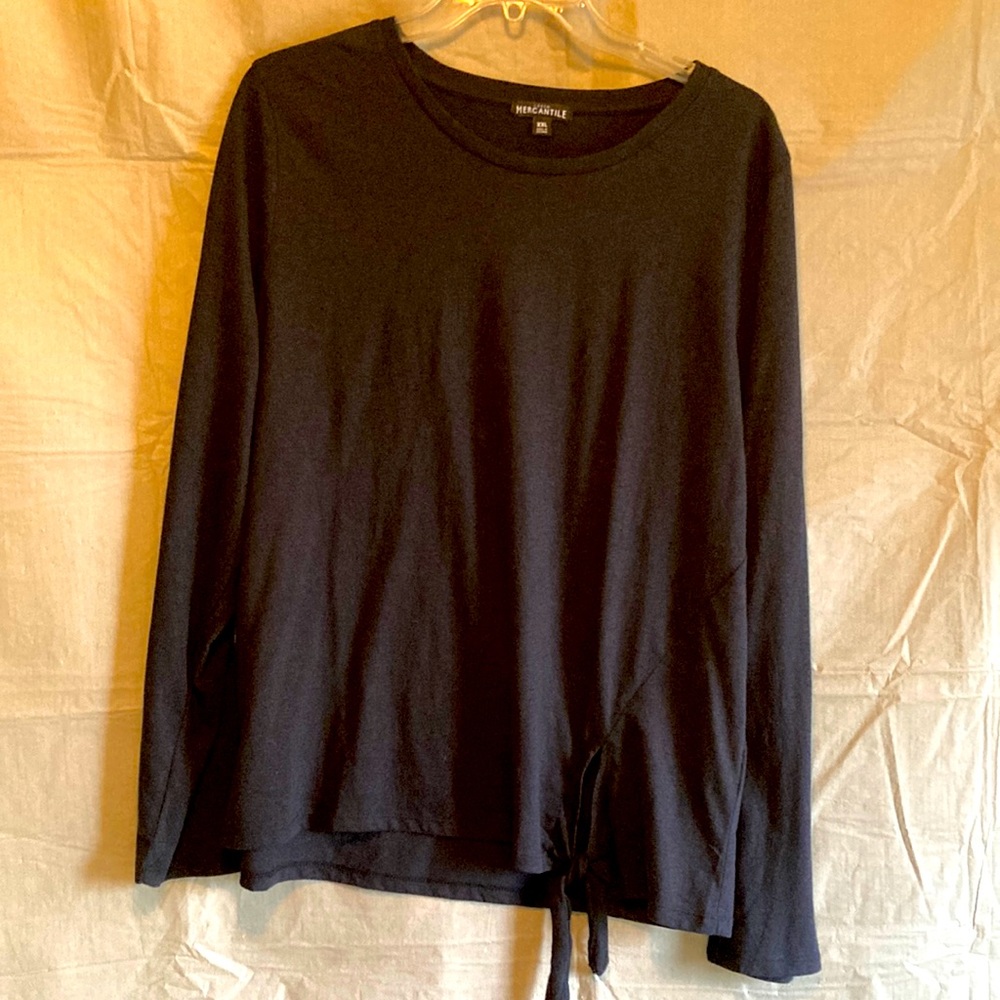 J.Crew Mercantile navy blue long sleeve t-shirt